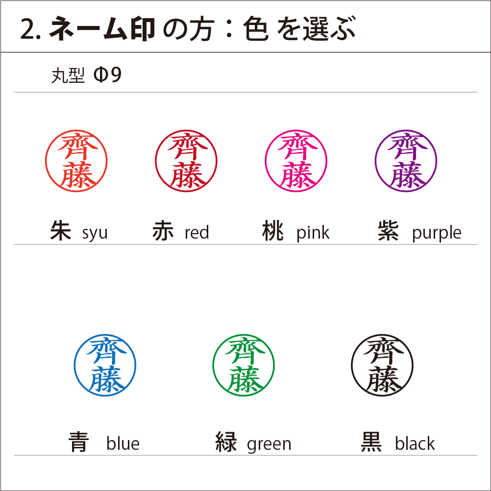 keyin(9)印面交換（ネーム印 / シート印）